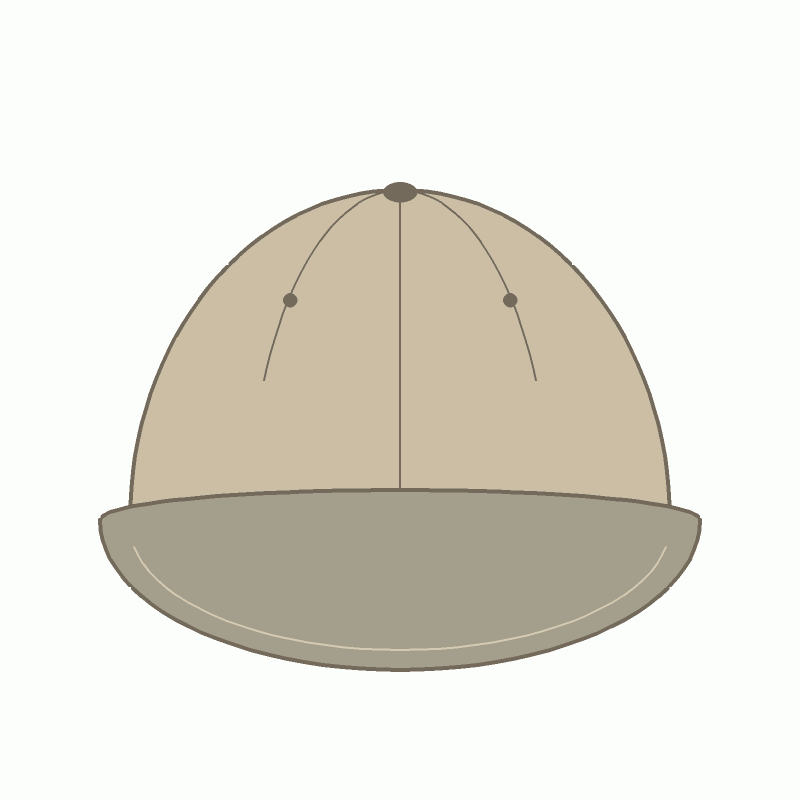 Demo cap, stone, front