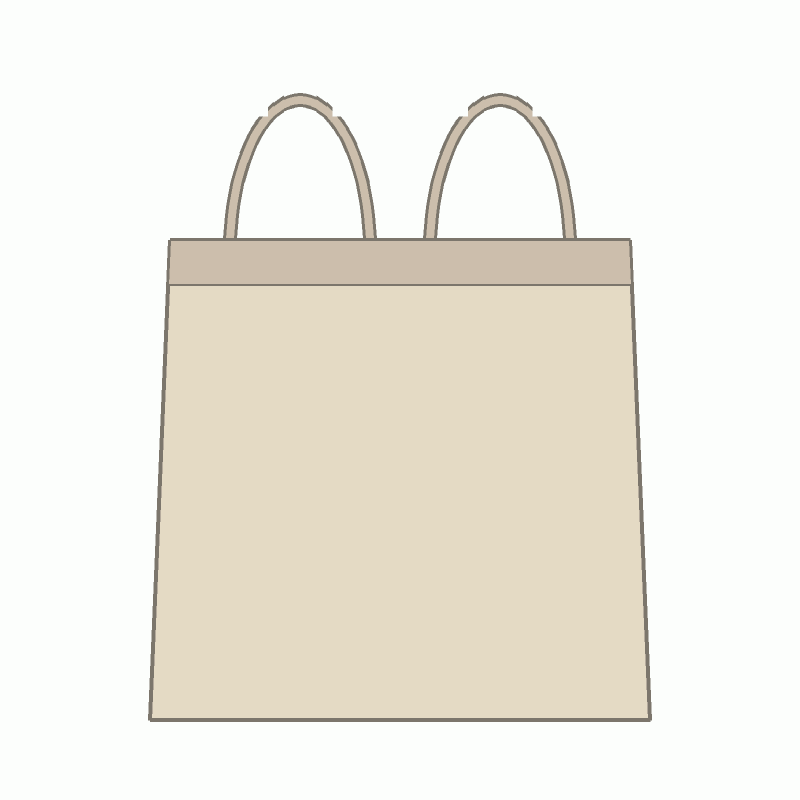 Demo tote, front